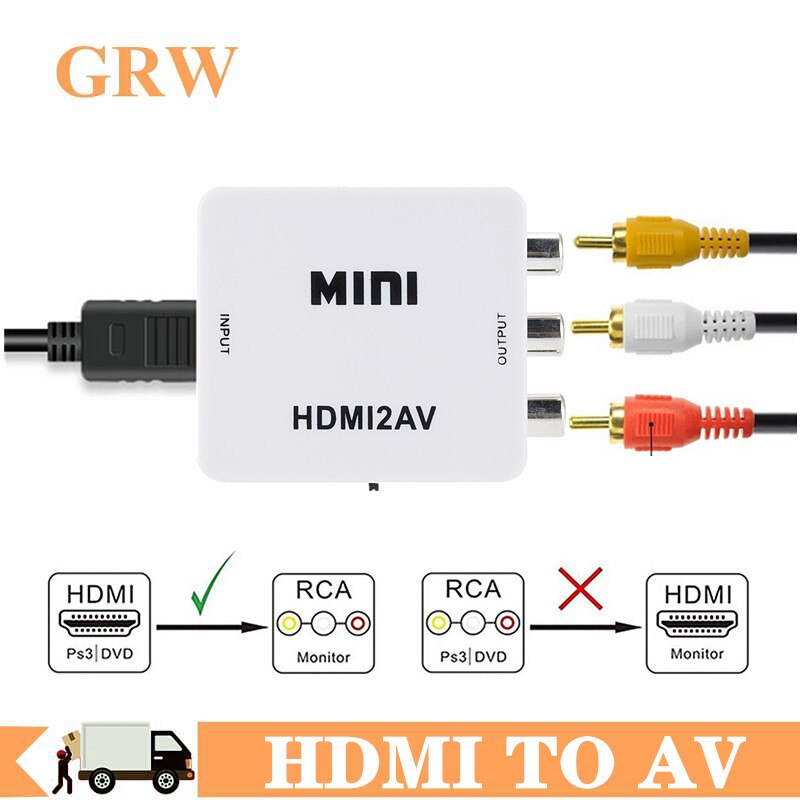 HDMI-RCA AV/CVBS  HD   ڽ, HD..